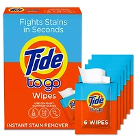 Tide To Go Wipes, 6 ct