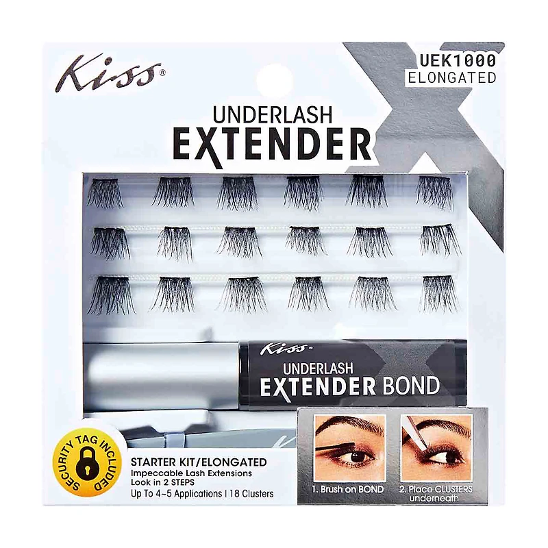 Kiss Underlash Extender Starter Kit, Elongated