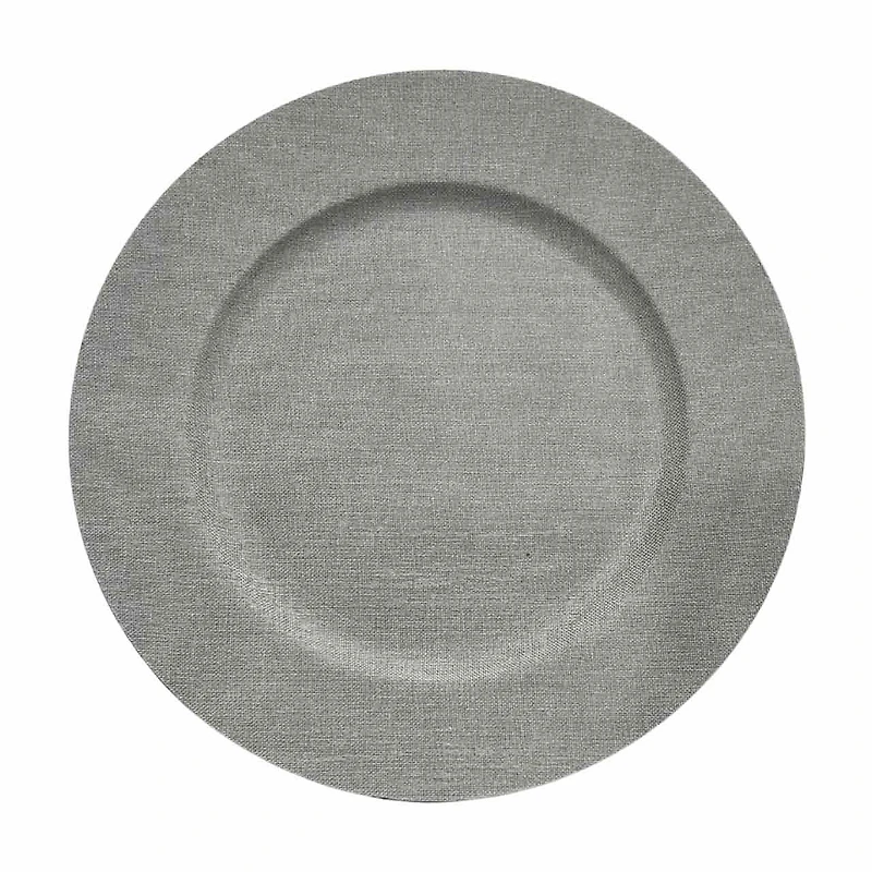 Charger Plate, Gray, 13 in