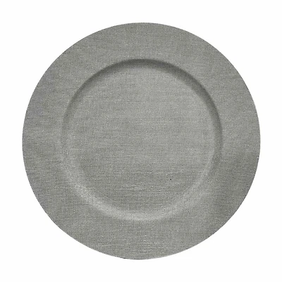 Charger Plate, Gray, 13 in
