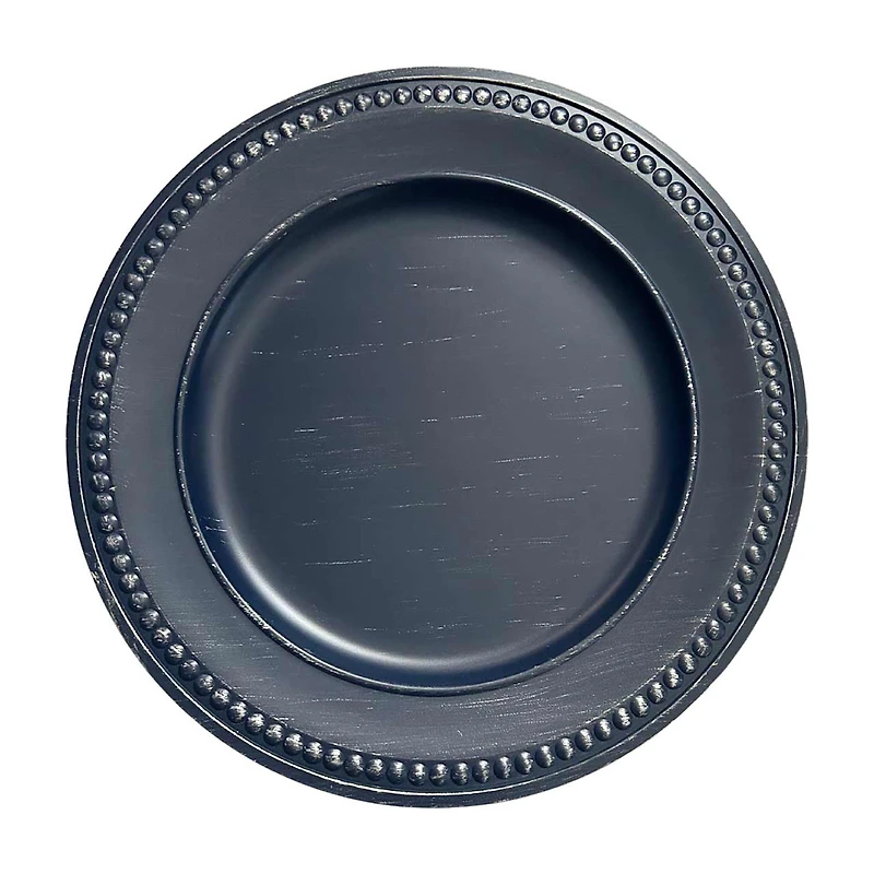 Charger Plate, Navy Blue, 13 in