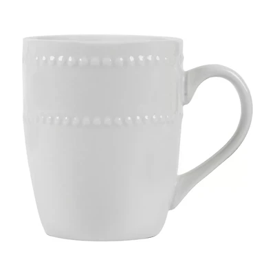 Beaded Gloss Mug, 12 oz