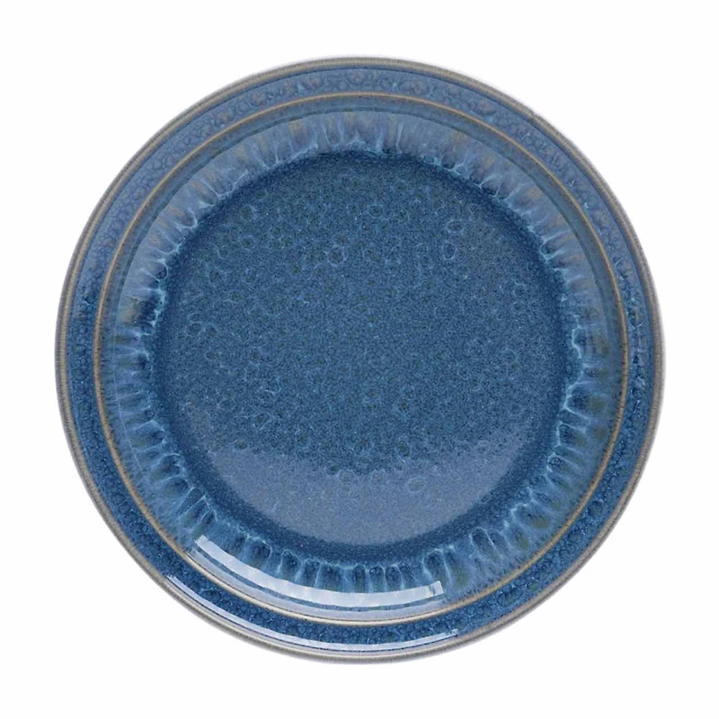 Reactive Side Plate, Blue, 8 in