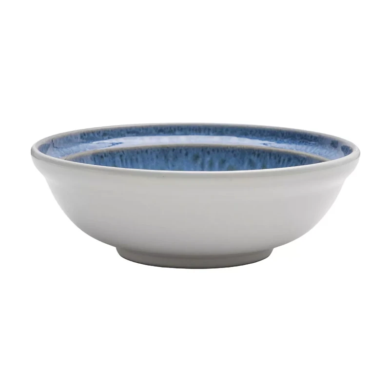 Blue Reactive Glaze Cereal Bowl, 7 in