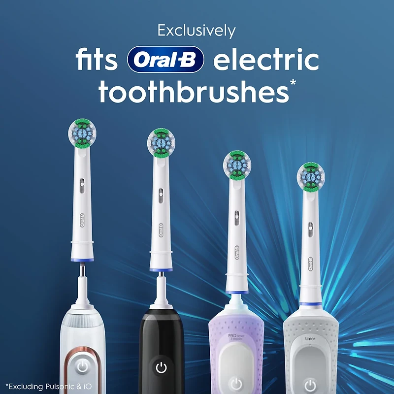 Oral-B Precision Clean X-Filament Electric Toothbrush Replacement Brush Heads for Advanced Plaque Removal, Compatible with Oral-B Pro, Genius, Smart & Vitality Series, 2 Count