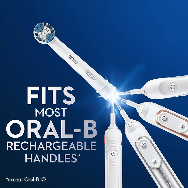 Oral-B Precision Clean X-Filament Electric Toothbrush Replacement Brush Heads for Advanced Plaque Removal, Compatible with Oral-B Pro, Genius, Smart & Vitality Series, 2 Count