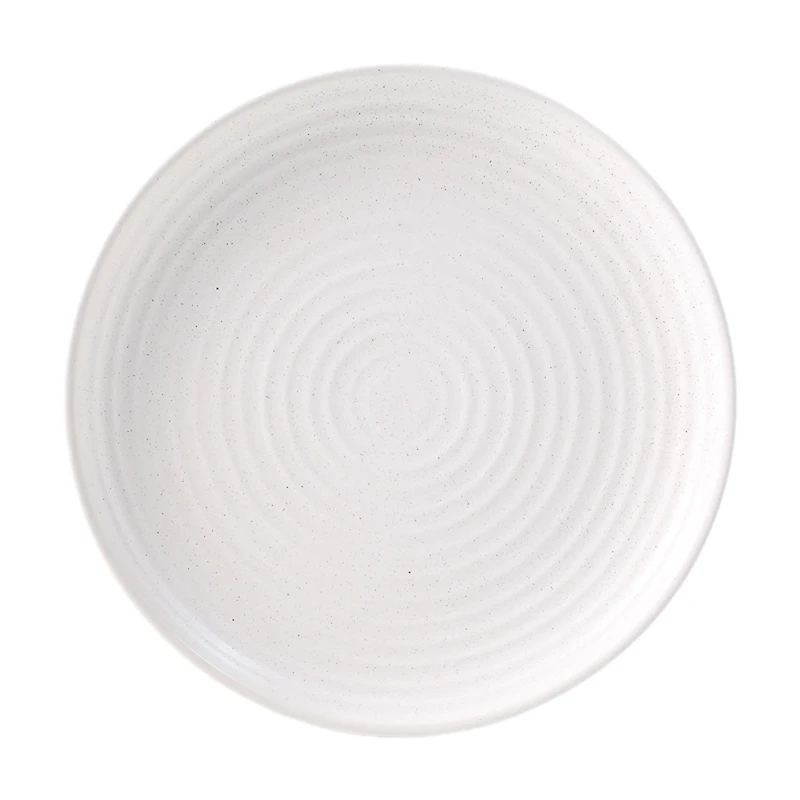 Round Dinner Plate, White, 10.5 in
