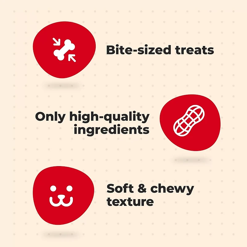 Milk-Bone Soft & Chewy Peanut Buttery Bites Soft Dog Treats, 4.5 oz