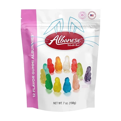 Albanese 12 Flavor Gummi Albunnies, 7oz