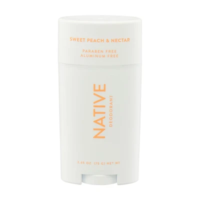 Native Sweet Peach & Nectar Deodorant, 2.65 oz