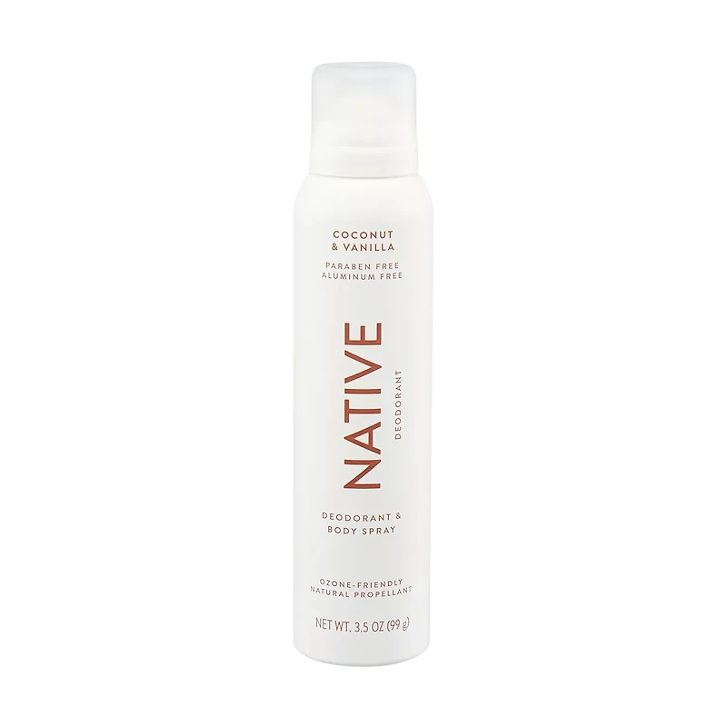 Native Coconut & Vanilla Body Spray, 3.5 oz