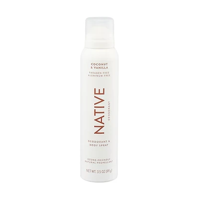 Native Coconut & Vanilla Body Spray, 3.5 oz