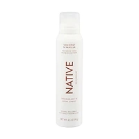 Native Coconut & Vanilla Body Spray, 3.5 oz