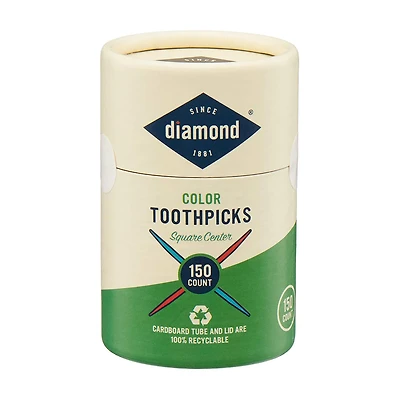 Diamond Color Toothpicks, 150 ct