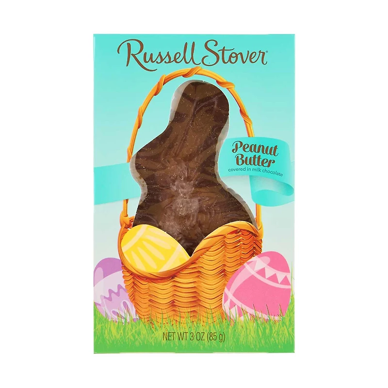 Russell Stover Peanut Butter Milk Chocolate Bunny, 1.5 oz