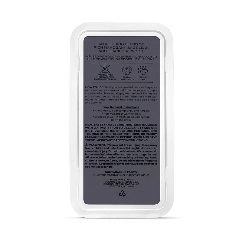 Koze Place Mahogany & Driftwood Scented Wax Rounds, 8 ct