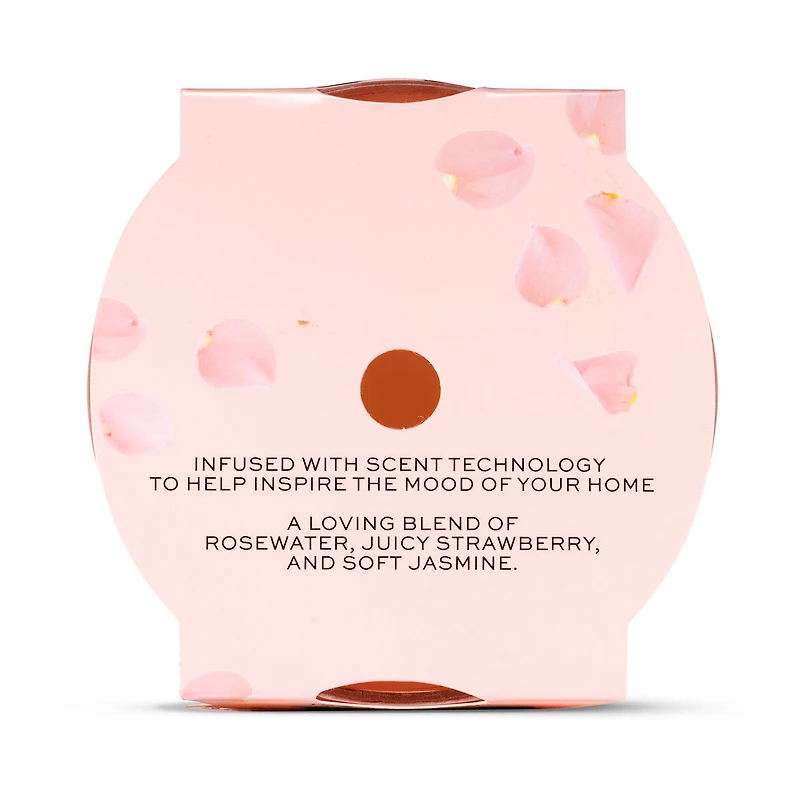 Koze Place Love Rosewater & Strawberry Scented Candle, 8 oz