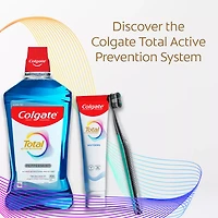 Colgate Total Active Prevention Soft Whitening Toothbrush, Black, 1 Pack