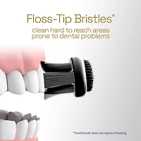 Colgate Total Active Prevention Soft Whitening Toothbrush, Black, 1 Pack
