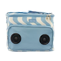Polar Pack 24-Can Insulated Cooler Bag with Bluetooth Speaker, 2 Assorted Summer Prints