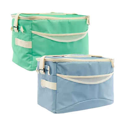 Insulated 48-Can Cooler Bag in Assorted Solid Pastel Colors