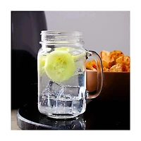 Mason Jar Glass, 16.5 oz