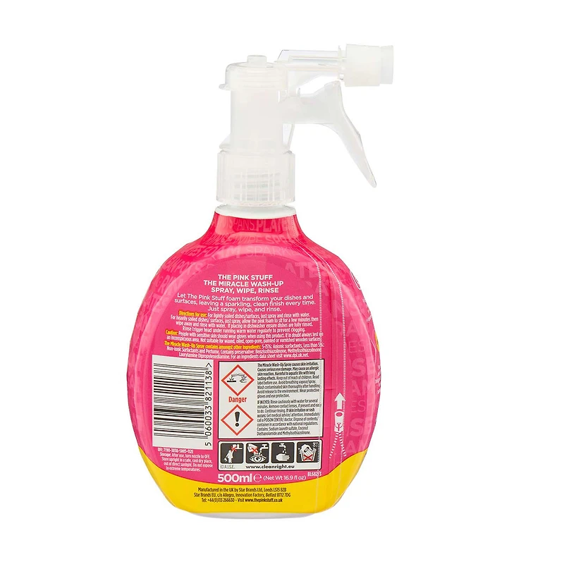 The Pink Stuff Wash Up Spray, 500 ml