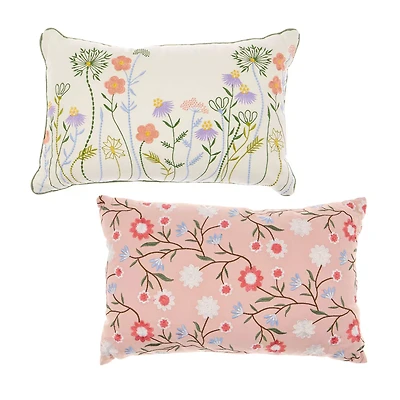 Rectangular Flower, Assorted Pattern Pillows