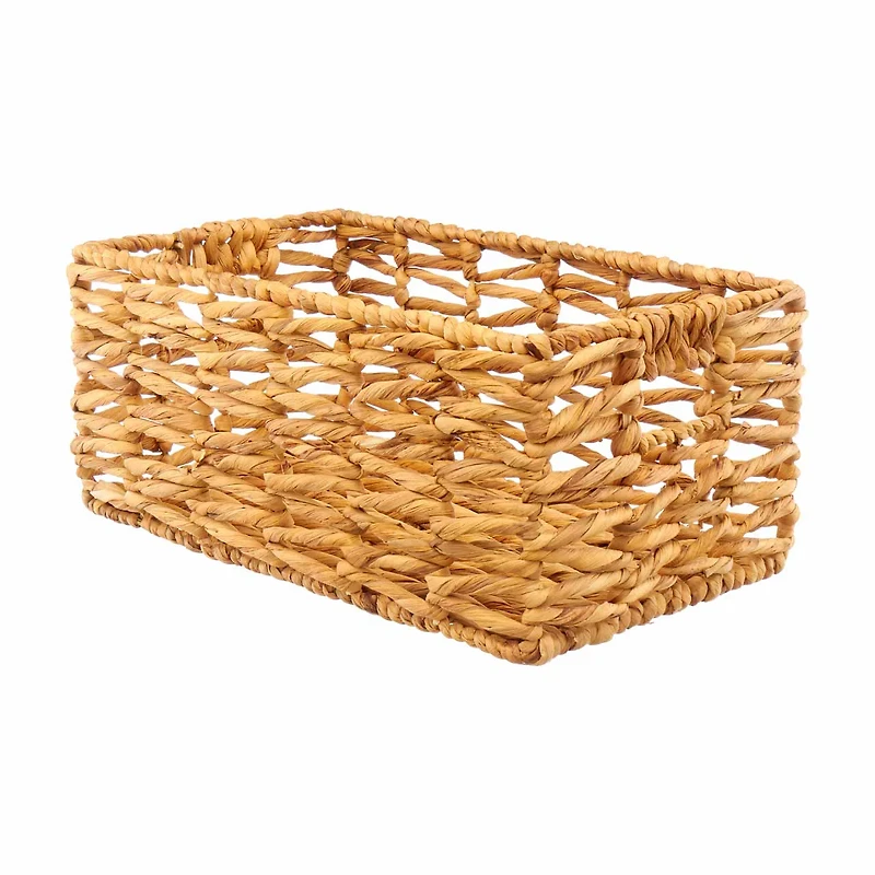 Rectangular Wrapped Basket, Natural, Small