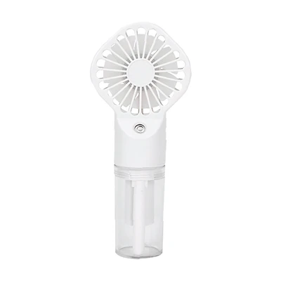 Bytech Nano Mist Rechargeable Fan, 4-Speed, White