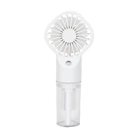 Bytech Nano Mist Rechargeable Fan, 4-Speed, White