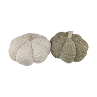 Pumpkin Pillows, White or Green, Large