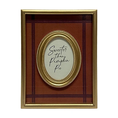 'Sweeter than Pumpkin Pie' Wall Art, 8 in