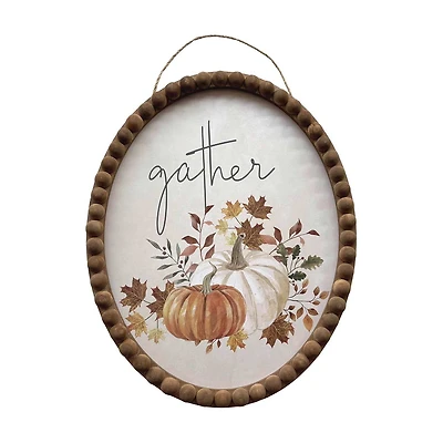 'Gather' Oval Bead Frame, 14 in