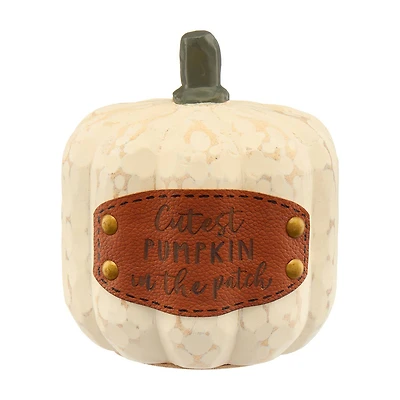 Wooden Pumpkin Decor, 5 in