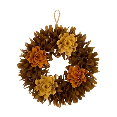 Woodcurl Wreath, 11 in