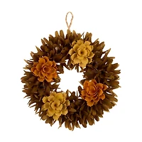 Woodcurl Wreath, 11 in
