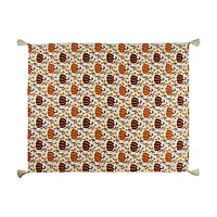 Woven Throw with Printed Pattern, 50 in x 60 in, Assorted