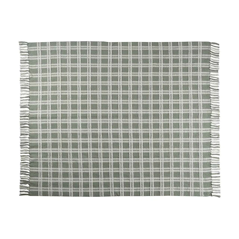 Woven Throw Plaid Pattern, 50 in x 60 in, Assorted