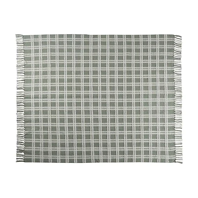 Woven Throw Plaid Pattern, 50 in x 60 in, Assorted