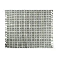 Woven Throw Plaid Pattern, 50 in x 60 in, Assorted