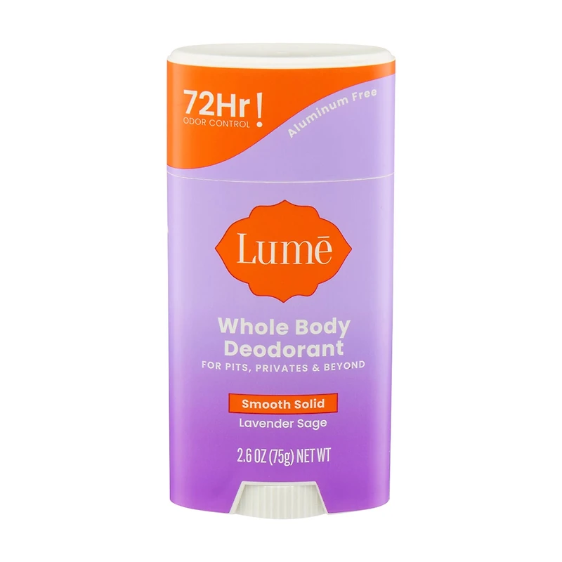 LUME Whole Body Deodorant, Lavender Sage, 2.6 oz