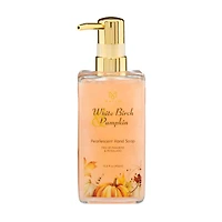 Glass Bottle Hand Soap, 450 ml, White Birch & Pumpkin