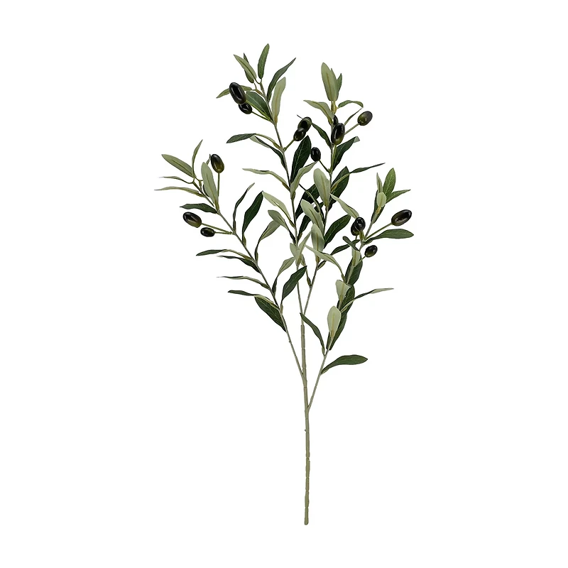 Artificial Olive Leaf Branch, 23 in