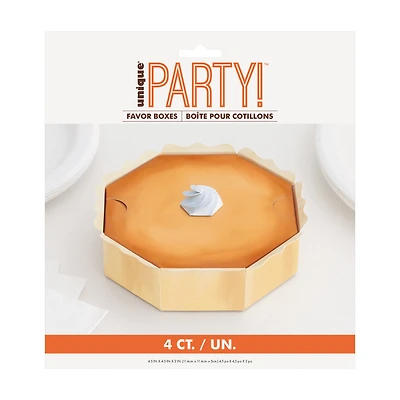 Pie-Shaped Favor Boxes, 4 ct