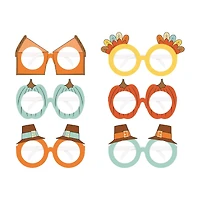 Unique Party! Playful Turkey Paper Novelty Glasses, 6 ct