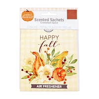 Perfect Harvest Scented Sachet Air Freshener, Cinnamon Spice, 2 ct