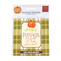 Perfect Harvest Scented Sachet Air Freshener, Pumpkin Spice, 2 ct