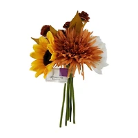 Artificial Mixed Floral Bouquet, 10 in