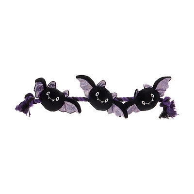 Halloween Bats Rope Dog Toy
